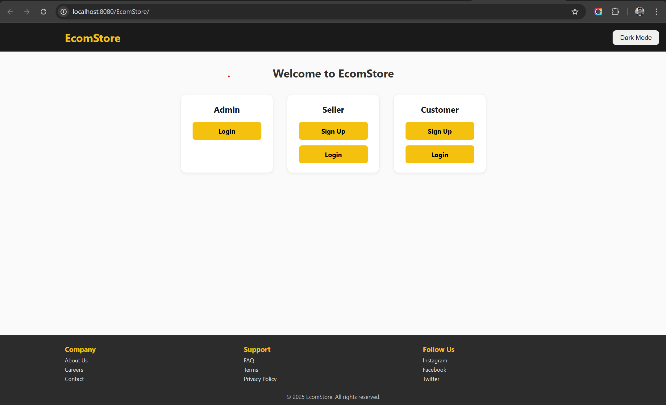 EcomStore Application