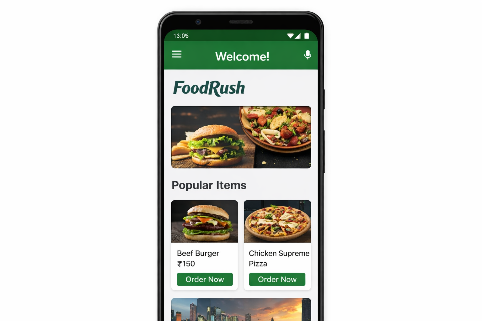 FoodRush Buyer App