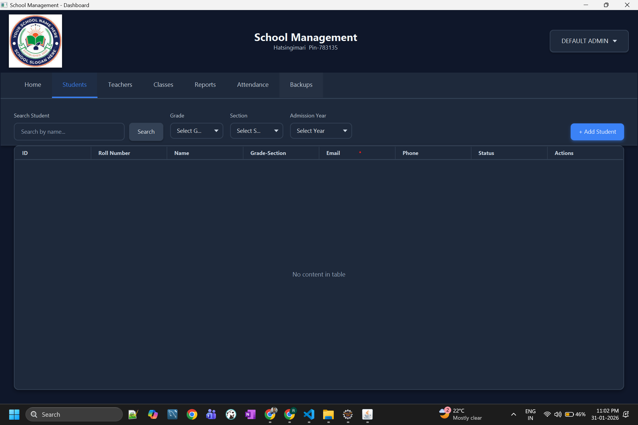 School Management System